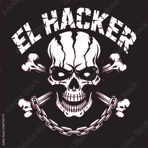skull and crossbones  T-shirt