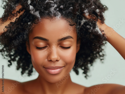 Afro Natural Hair Care Routine on Wash Day. 