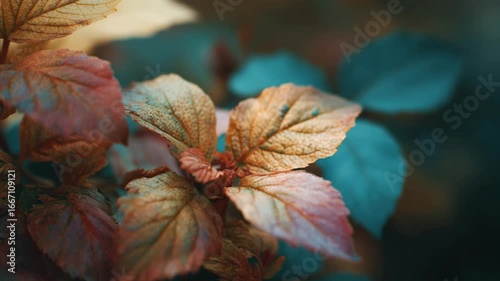 dry flower on black background, autumn leaves