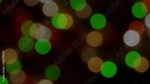 Abstract bokeh of out-of-focus lights