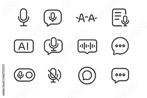 Voice icon vector assistant toggle reply smart ai help input wave translator