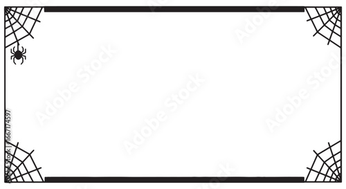 halloween border frame vector