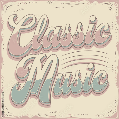 2d vector illustration art Retro music guitar with symbol and rock music with colorful background, Summer t shirt 
