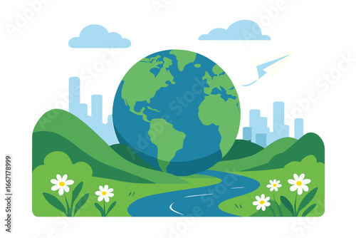 The wave of life: abstract environmental backgrounds for your design