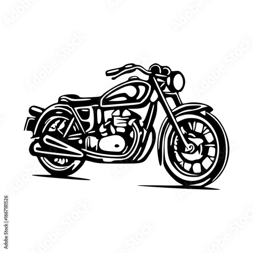 motorcycle vector illustration