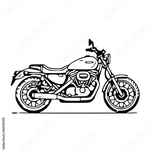 motorcycle vector illustration