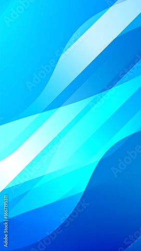 Abstract blue wavy lines