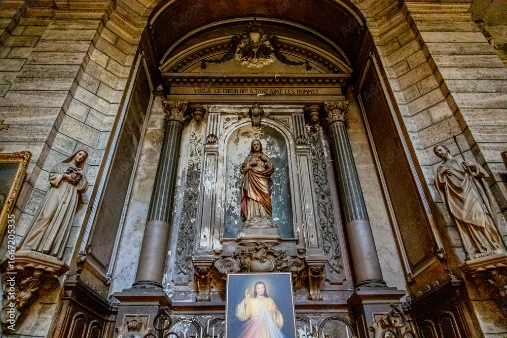 Obraz premium La Collégiale Saint-Jean de Pézenas cité de Molière en France