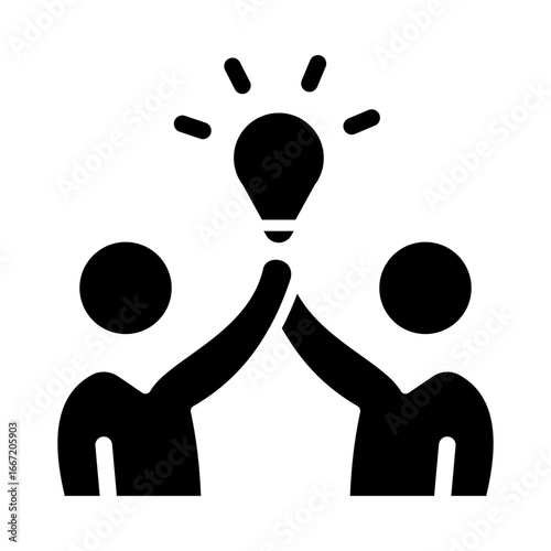 thinker concept illustration for people and community