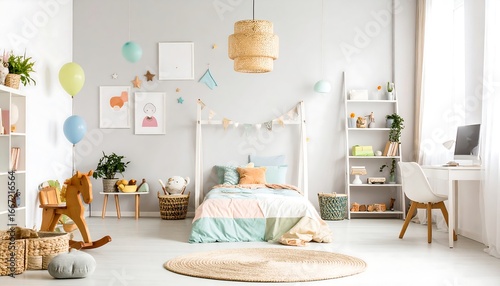 Modern children's bedroom interior design