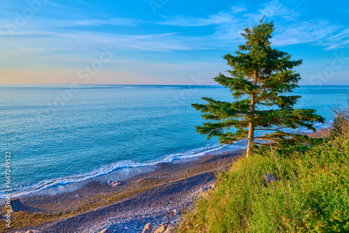 Early morning at Wreck Cove, Nova Scotia Canada.