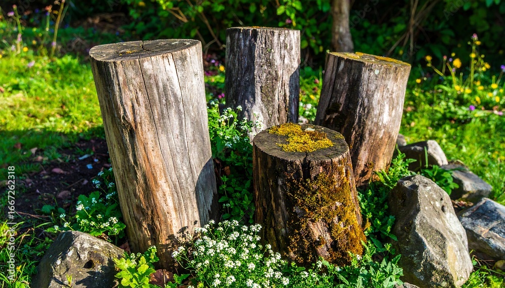 Fototapeta premium Nature's garden decor