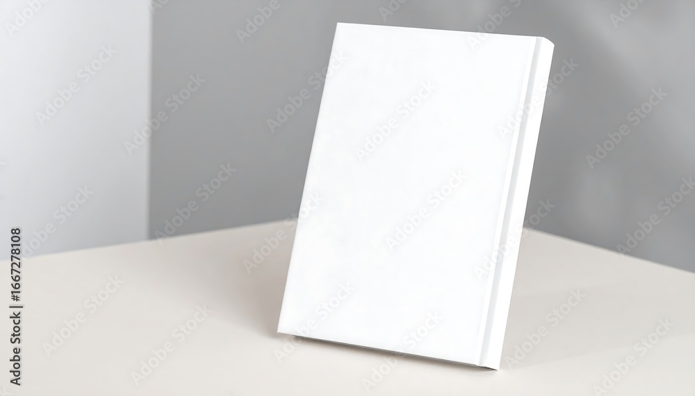 Naklejka premium Blank white book mockup (1)