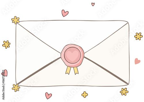 Stylized open book on a light background, vector illustration 