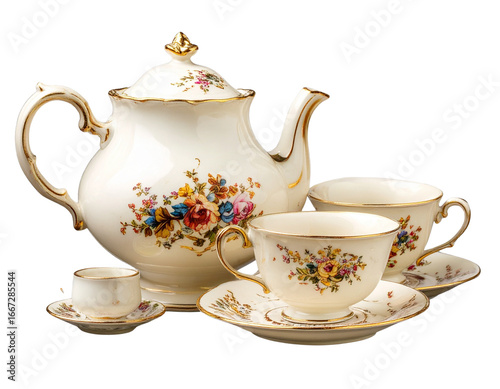 teapot and cup of tea