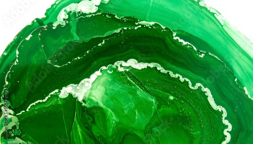Wallpaper Mural Abstract green swirling paint Torontodigital.ca