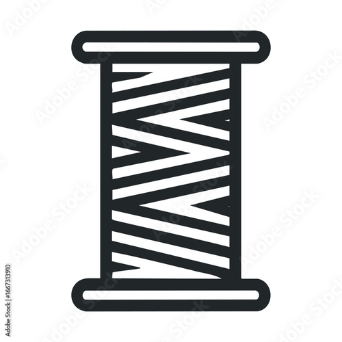 Sewing thread spool design concept for crafts and projects