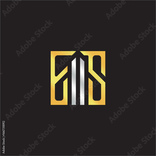 Initial Logo ES For Property Company
