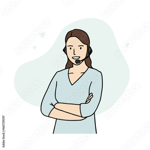 a telemarketer on the phone