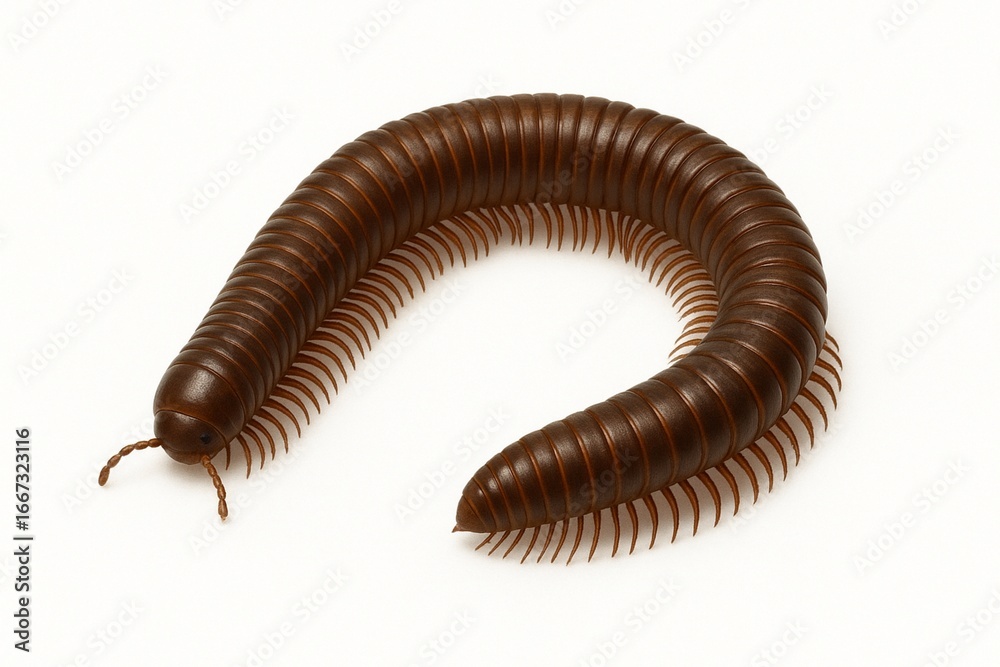 Fototapeta premium close up of a worm