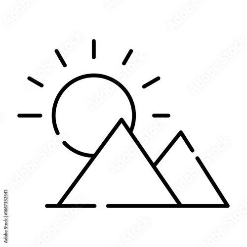 Ecofuture Icon Set – Minimalist Outline Style of Green Technology and Sustainability Symbols