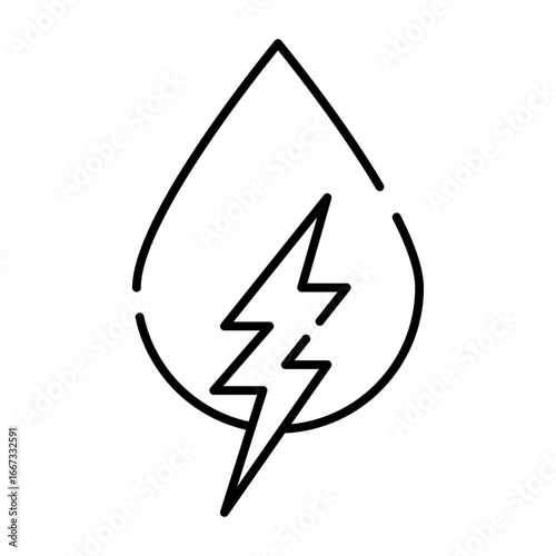Ecofuture Icon Set – Minimalist Outline Style of Green Technology and Sustainability Symbols
