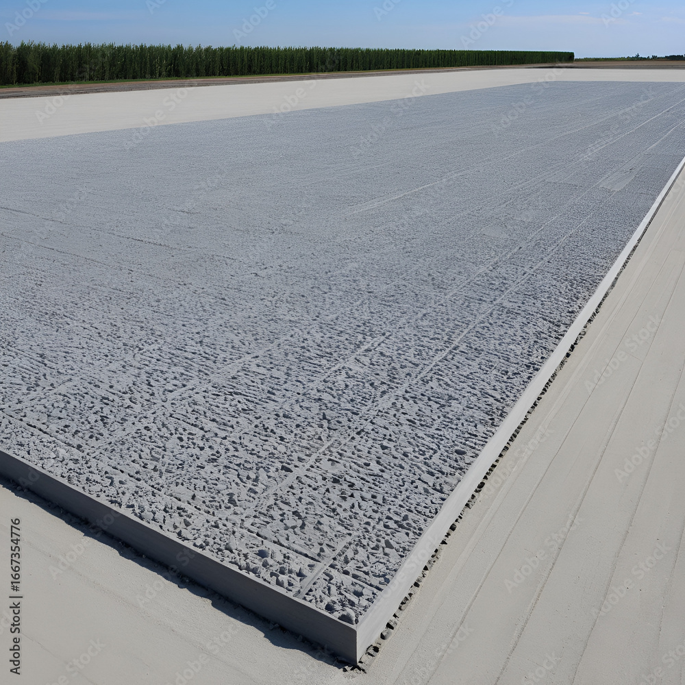Fototapeta premium Bodenplatte betonieren