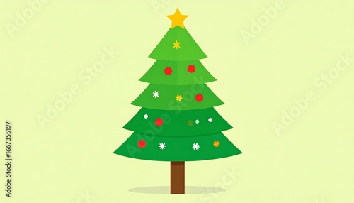 Christmas tree graphic design
