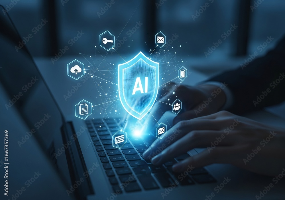 Naklejka premium Protecting Data in a Digital Workspace Environment