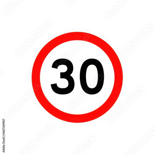 Free Download Speed limit sign isolated on transparent background - GFXLoad