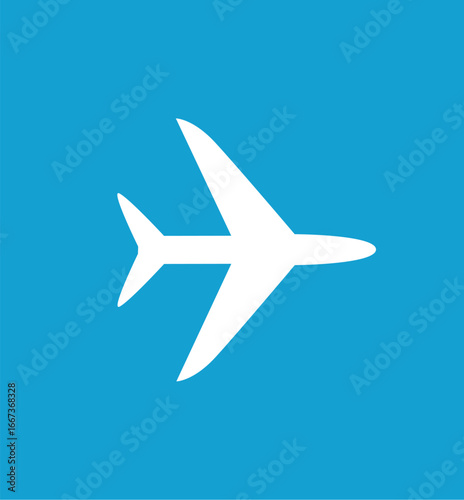 Wallpaper Mural airplane in the sky Torontodigital.ca