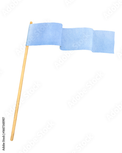 Fotografie An isolated illustration of an flag