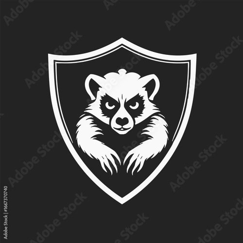 Lemur angry in shield 47020