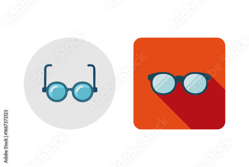 Basic Glasses Vision Icon