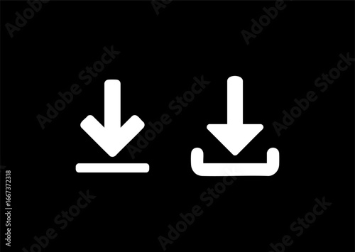 Clean Download Arrow Icon
