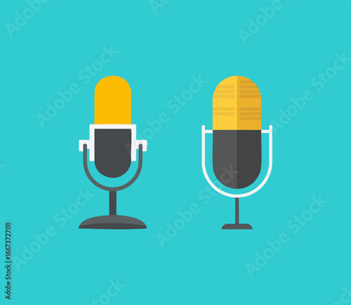 Basic Microphone Audio Icon
