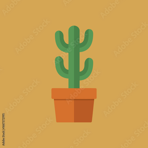 Basic Xerophyte Plant Icon