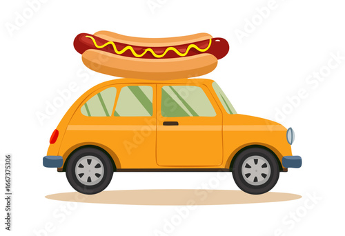Hot dog car