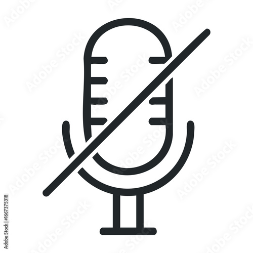 Mute your mic essential guide to managing audio settings for remote work in a virtual office environment. Vector outline illustration