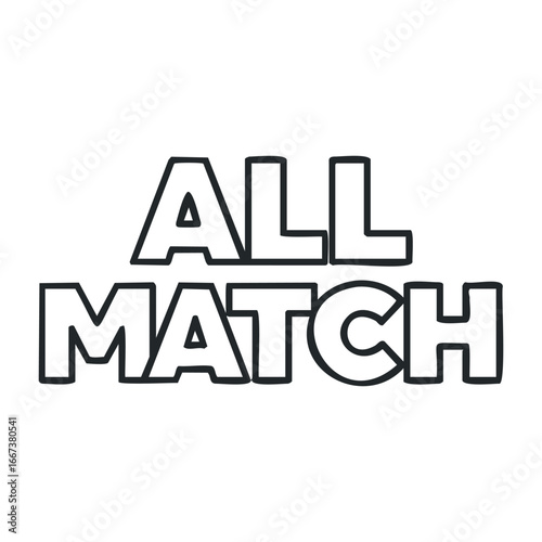 All match engaging sports event highlights dynamic arena video content exciting environment captivating perspective. Vector outline illustration