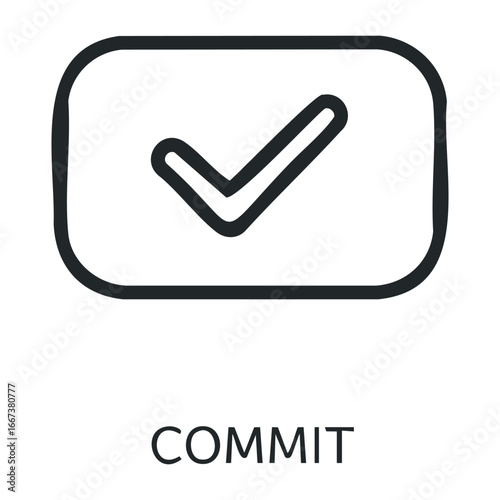 Commitment to excellence emphasizing success in business environments through effective strategies. Vector outline illustration