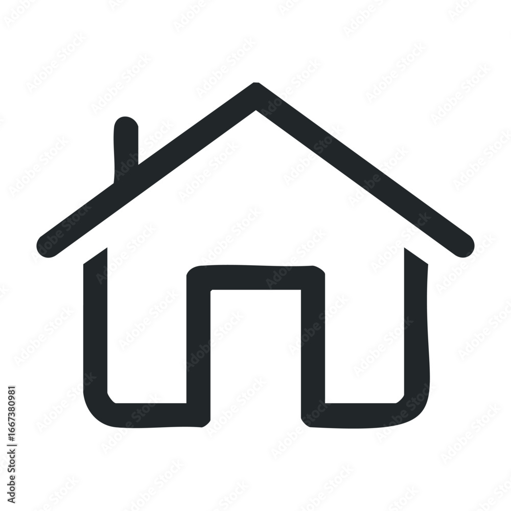 Building a modern home innovative architecture in urban environments architectural design contemporary living. Vector outline illustration Building a modern home innovative architecture in urban environments architectural design contemporary living. Vector outline illustration