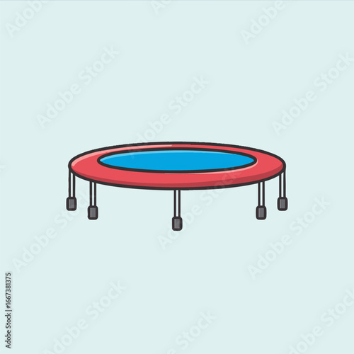 Minimal Trampoline Sport Icon