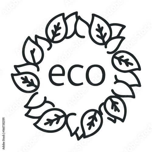 Eco-friendly lifestyle choices for sustainable living tips ideas and practices in nature. Vector outline illustration