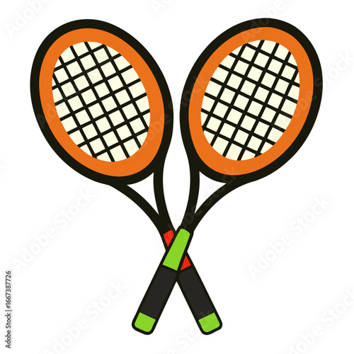 tennis racket vector 