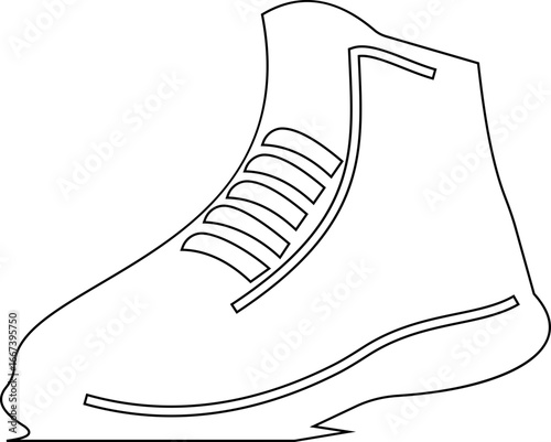 This distinctive running shoe icon blends simplicity with athletic symbolism "Dynamic Stride Silhouette of a High-Performance for Speed, fitness applications Endurance, and Modern Athletic Branding"