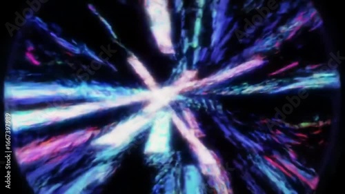 Wallpaper Mural abstract blue background with particles Torontodigital.ca