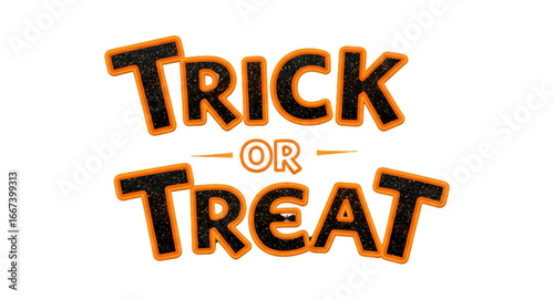 Trick or treat sign