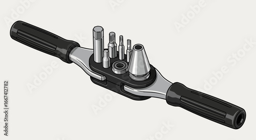 Versatile Socket Set with Silver Finish for Automotive Maintenance