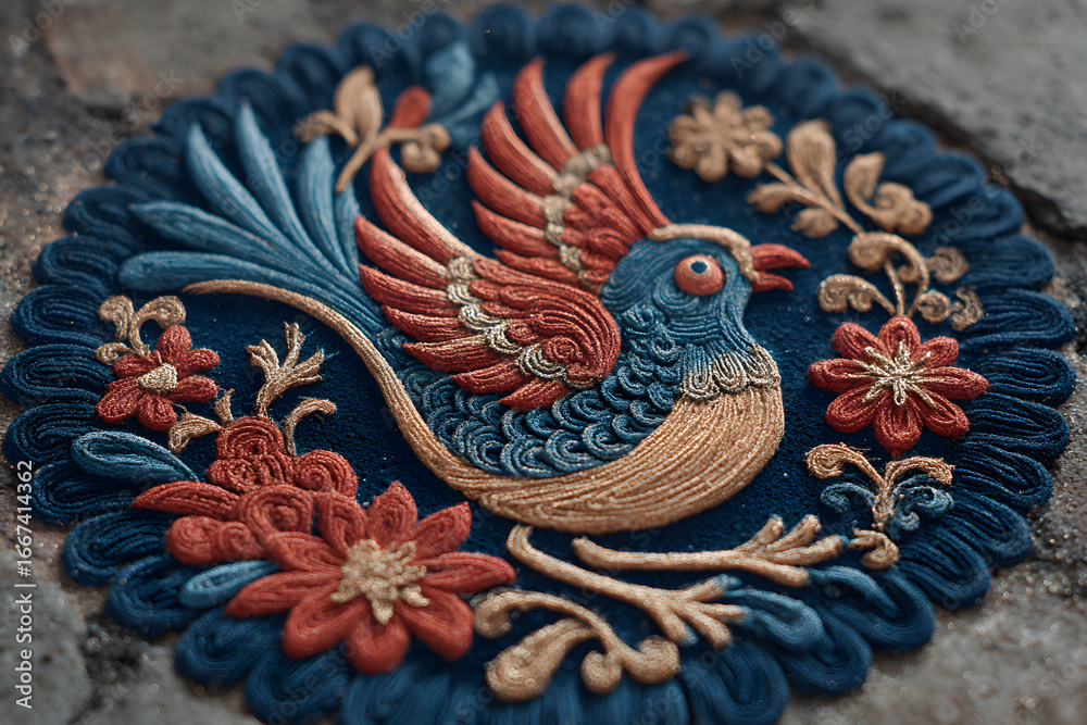 custom made wallpaper toronto digitalrangoli created using AI Generative Technology